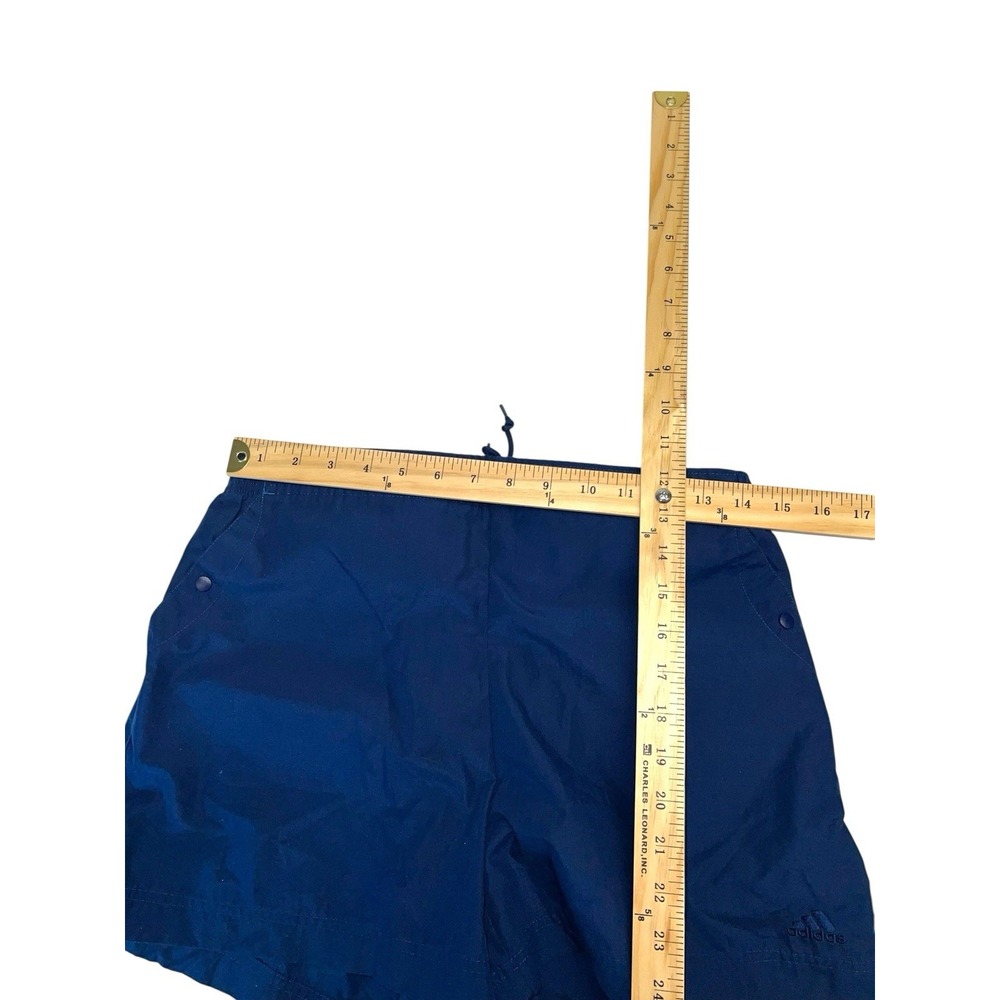 Adidas‎ Shorts Womens Blue Athletic Stretch Pockets Snap Quick Dry Size Medium - Picture 9 of 10